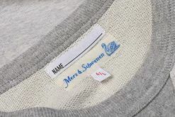 MERZ B. SCHWANEN TR348 SWEATSHIRT - NATURE MELANGE/GREY MELANGE -Pickings and Parry shop MerzDetails 26 1024x1024@2x