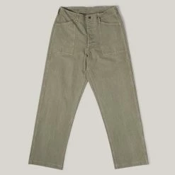 BUZZ RICKSON HBT U.S.M.C. PANT - OLIVE