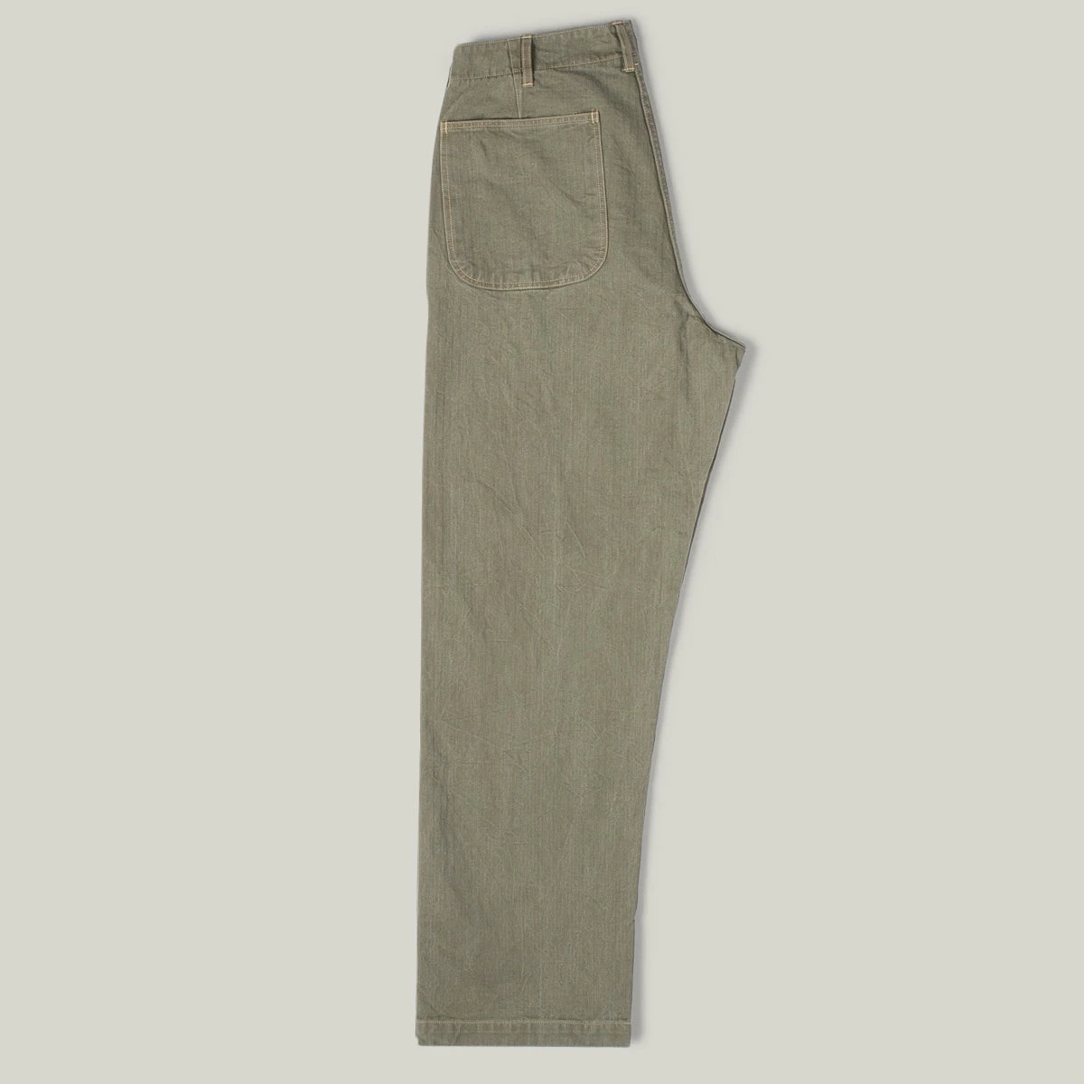 BUZZ RICKSON HBT U.S.M.C. PANT - OLIVE 5 BUZZ RICKSON HBT U.S.M.C. PANT - OLIVE - Image 3