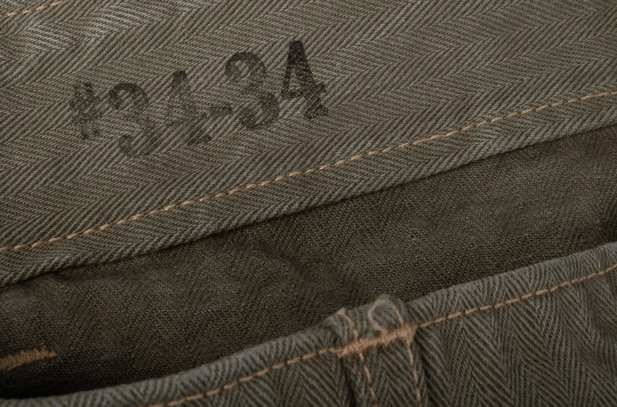 BUZZ RICKSON HBT U.S.M.C. PANT - OLIVE 8 BUZZ RICKSON HBT U.S.M.C. PANT - OLIVE - Image 6