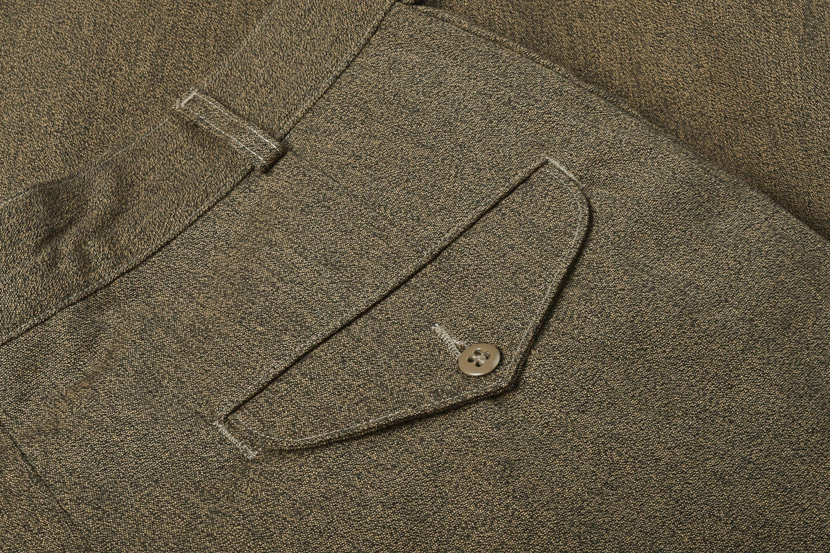 MONITALY OLD HUNTING CHINO PANTS - BROWN/BLACK MIX 6 MONITALY OLD HUNTING CHINO PANTS - BROWN/BLACK MIX - Image 4