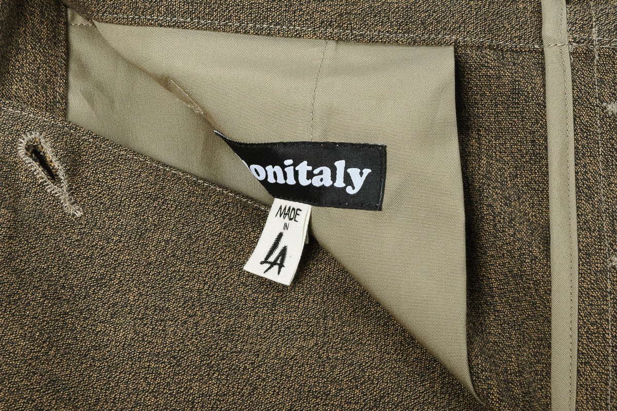 MONITALY OLD HUNTING CHINO PANTS - BROWN/BLACK MIX 8 MONITALY OLD HUNTING CHINO PANTS - BROWN/BLACK MIX - Image 6