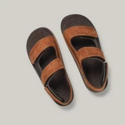MONITALY LEATHER 3 STRAP SANDAL - TOBACCO X CHOCOLATE 12 MONITALY LEATHER 3 STRAP SANDAL - TOBACCO X CHOCOLATE -Pickings and Parry shop Monitaly Chamula Shoes Dec22 11 1024x1024@2x