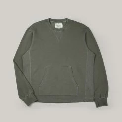 NIGEL CABOURN TRAINING SWEATER - USMC GREEN