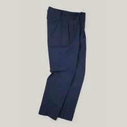NIGEL CABOURN P-54 PLEATED CHINO CO RIPSTOP - DARK NAVY -Pickings and Parry shop NigelCabourn Sept072022 24 1024x1024@2x