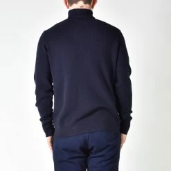 MERZ B SCHWANEN WOOL TURTLENECK PULLOVER - DARK NAVY -Pickings and Parry shop PPApril19 0616 1024x1024@2x