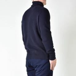 MERZ B SCHWANEN WOOL TURTLENECK PULLOVER - DARK NAVY -Pickings and Parry shop PPApril19 0617 1024x1024@2x
