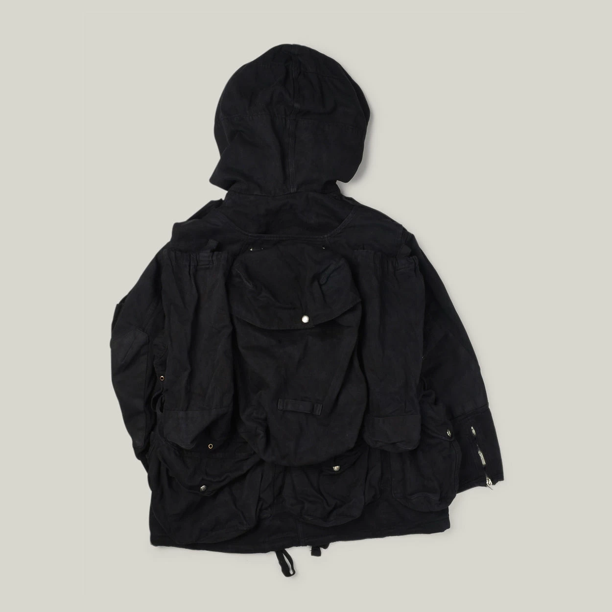 USED VINTAGE SWISS ARMY 'ALPENFLAGE' JACKET - BLACK 6 USED VINTAGE SWISS ARMY 'ALPENFLAGE' JACKET - BLACK - Image 4