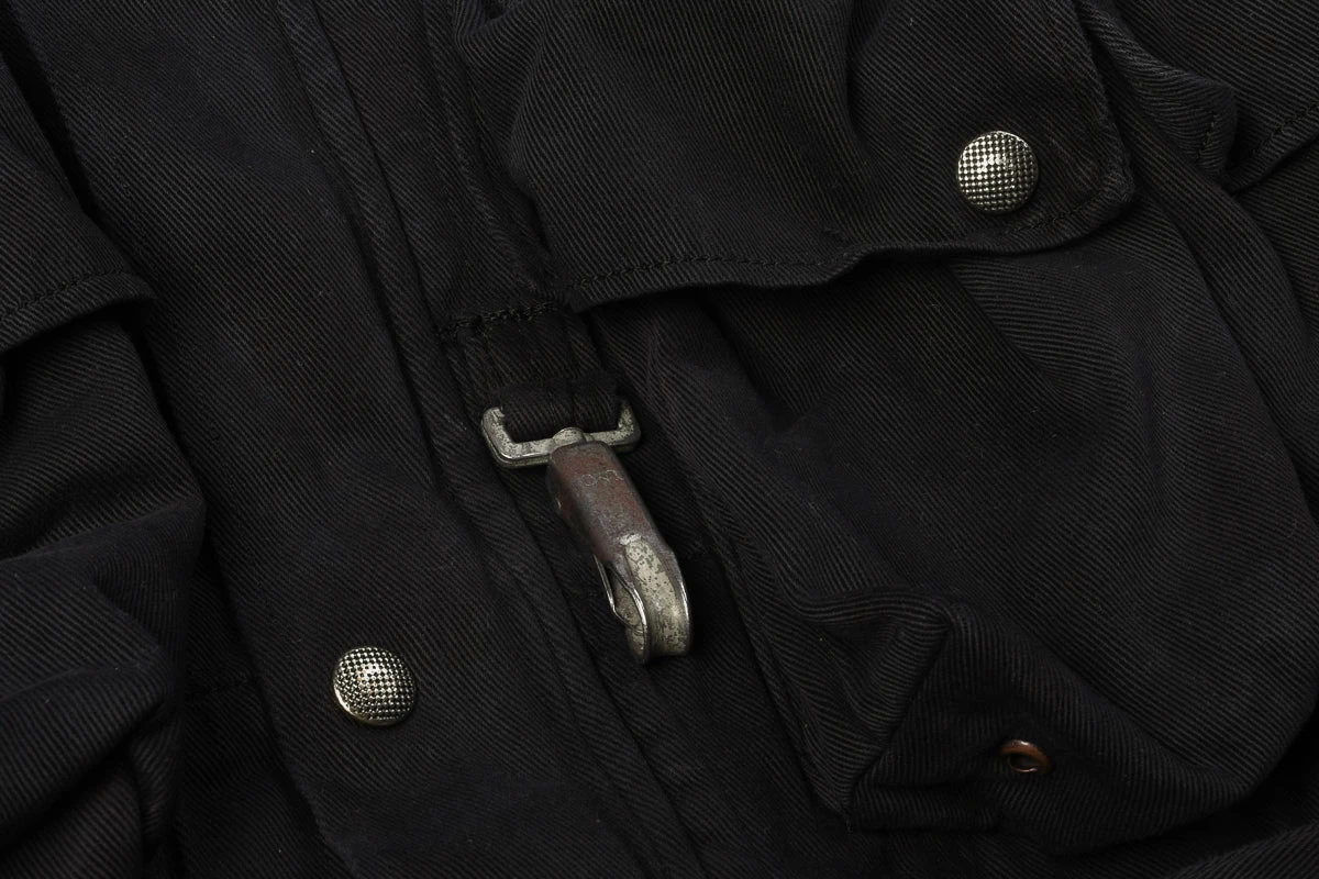USED VINTAGE SWISS ARMY 'ALPENFLAGE' JACKET - BLACK 7 USED VINTAGE SWISS ARMY 'ALPENFLAGE' JACKET - BLACK - Image 5
