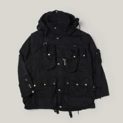 USED VINTAGE SWISS ARMY 'ALPENFLAGE' JACKET - BLACK