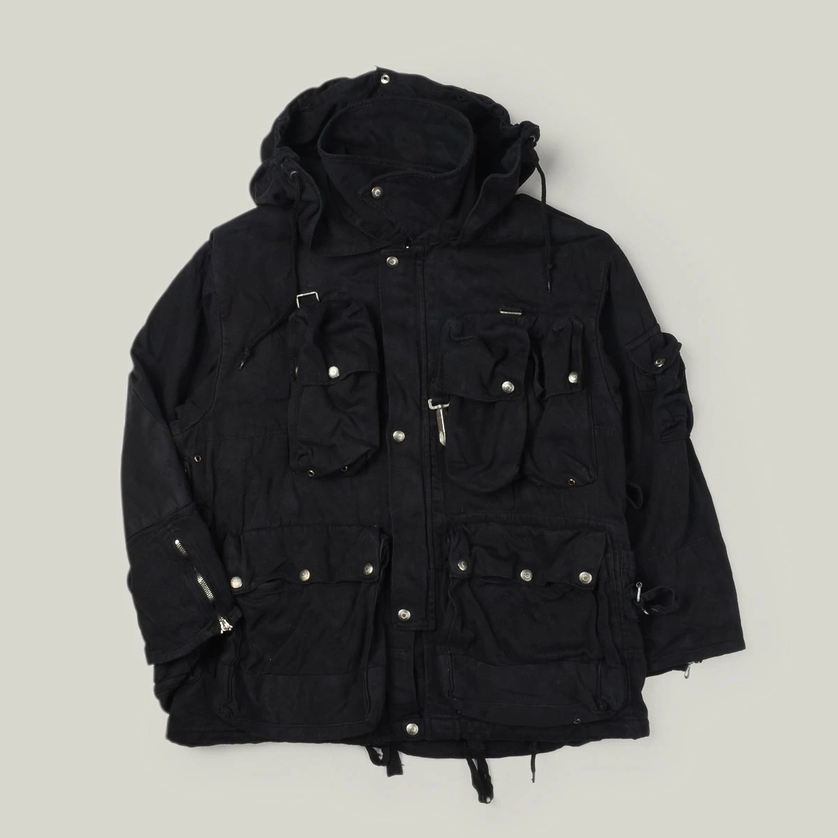 USED VINTAGE SWISS ARMY 'ALPENFLAGE' JACKET - BLACK 3 USED VINTAGE SWISS ARMY 'ALPENFLAGE' JACKET - BLACK