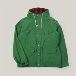 USED SUGAR CANE HOODED PARKA - EMERALD