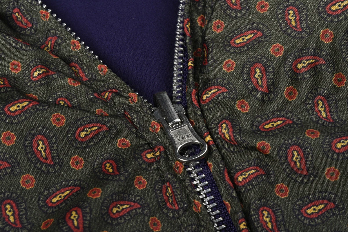 USED BEAMS + SPORTS JACKET - NAVY/ PAISLEY 6 USED BEAMS + SPORTS JACKET - NAVY/ PAISLEY - Image 4