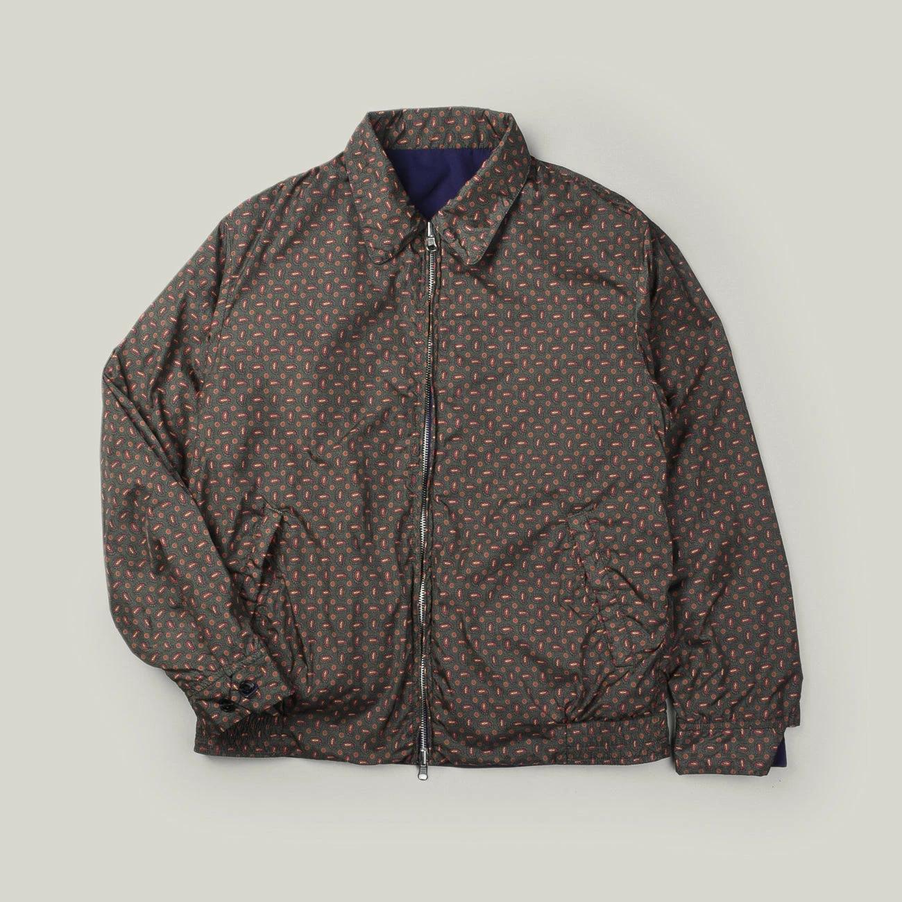 USED BEAMS + SPORTS JACKET - NAVY/ PAISLEY 3 USED BEAMS + SPORTS JACKET - NAVY/ PAISLEY