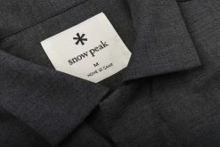 SNOW PEAK HYBRID WOOL SHIRT - GREY -Pickings and Parry shop SNOWPEAKDETAILS 68 1024x1024@2x