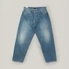 LENO LOOSE TAPERED JEAN - FADE INDIGO
