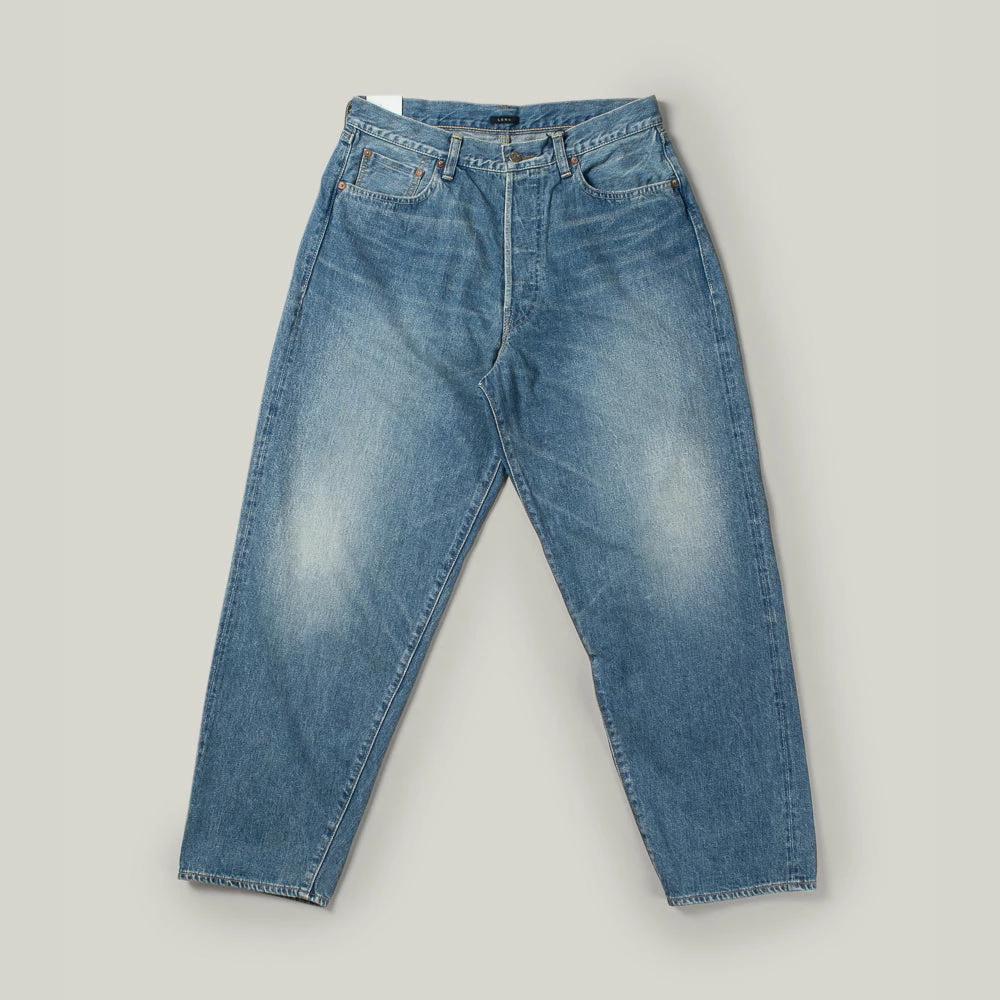 LENO LOOSE TAPERED JEAN - FADE INDIGO 3 LENO LOOSE TAPERED JEAN - FADE INDIGO