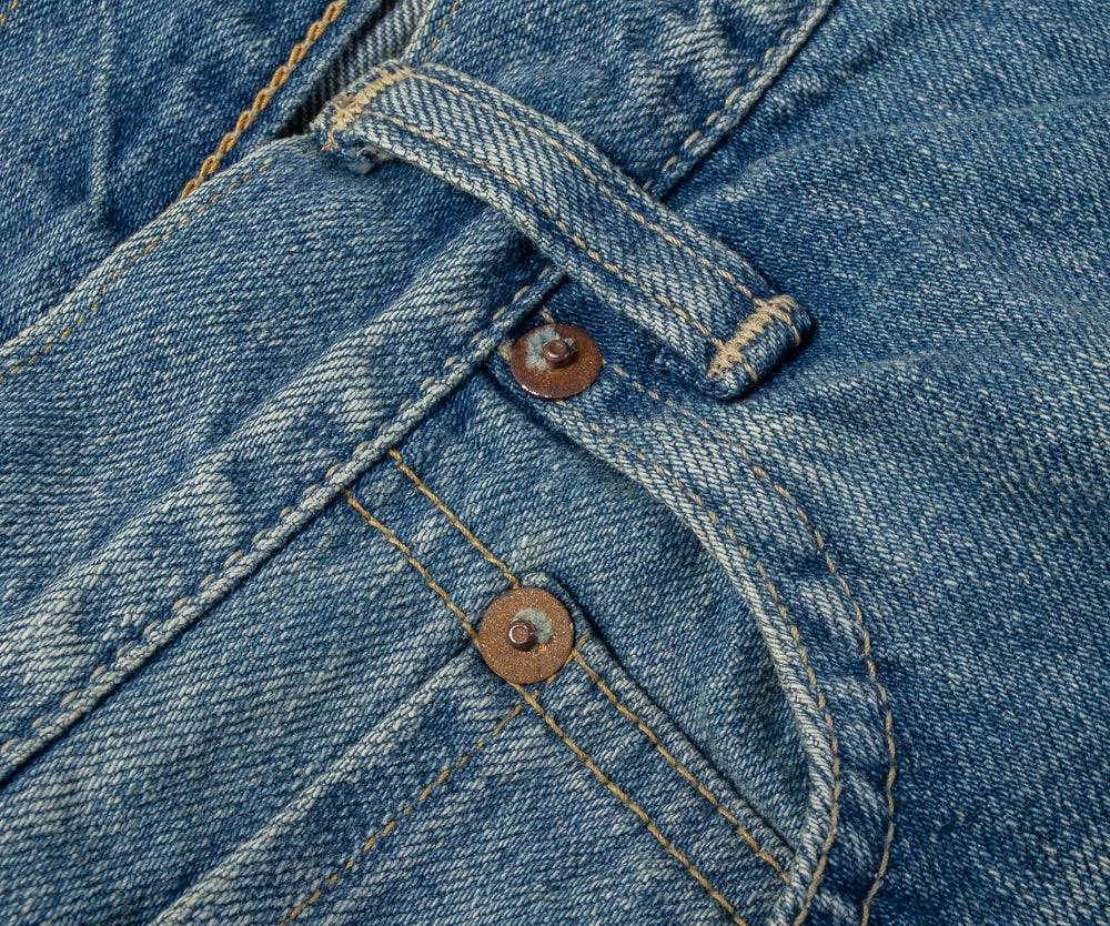 LENO LOOSE TAPERED JEAN - FADE INDIGO 7 LENO LOOSE TAPERED JEAN - FADE INDIGO - Image 5
