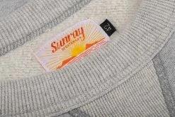 SUNRAY SPORTSWEAR LANIAKEA CREW NECK SWEAT - HAMBLEDON GREY -Pickings and Parry shop SUNRAY NOV052020 4 1024x1024@2x