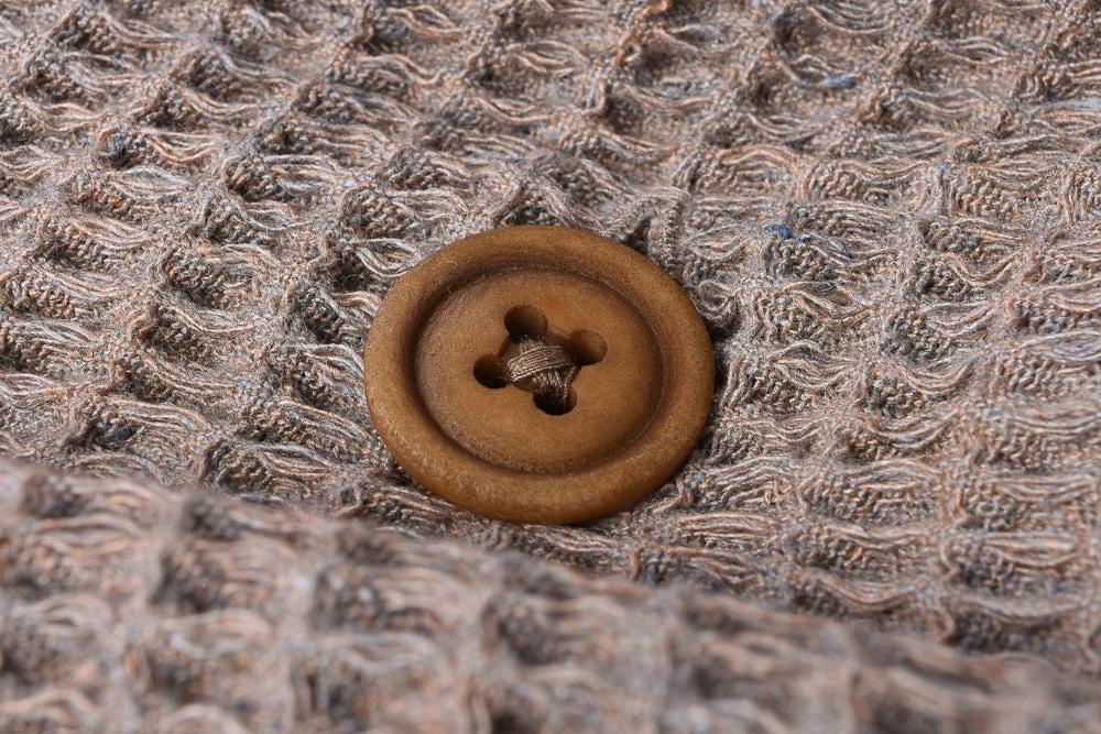 TS(S) WAFFLE EASY CARDIGAN - MAPLE MELANGE 7 TS(S) WAFFLE EASY CARDIGAN - MAPLE MELANGE - Image 5