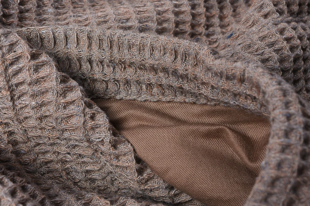 TS(S) WAFFLE EASY CARDIGAN - MAPLE MELANGE 8 TS(S) WAFFLE EASY CARDIGAN - MAPLE MELANGE - Image 6