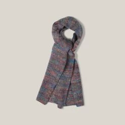 TS(S) HAND DYED YARN MIX COLOUR KNIT MUFFLER - MIX