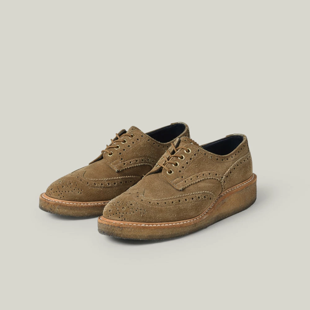 USED TRICKER'S X TRES BIEN COUNTRY BROGUE - STONE BROWN 3 USED TRICKER'S X TRES BIEN COUNTRY BROGUE - STONE BROWN