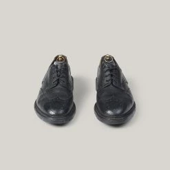 USED TRICKER'S DERBY BROGUE - BLACK SCOTCH GRAIN -Pickings and Parry shop U V June022021 2 1024x1024@2x