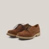 USED JOSPEH CHEANEY & SONS ELEANOR CAPPED DERBY - FOX SUEDE -Pickings and Parry shop U V Nov22 20 1024x1024@2x