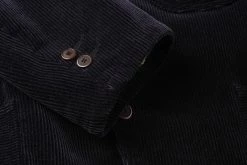 USED SUGAR CANE FICTION ROMANCE 3 BUTTON CORDUROY JACKET - NAVY -Pickings and Parry shop U V Sept082022 28 1024x1024@2x