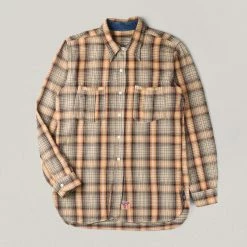 USED RANCH HAND SHIRT - YELLOW CHECK