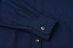 USED MARGARET HOWELL BASIC SHIRT - INDIGO 13 USED MARGARET HOWELL BASIC SHIRT - INDIGO -Pickings and Parry shop U V Sept14 22 101 1024x1024@2x