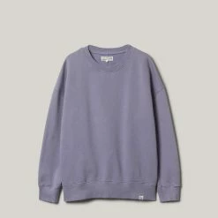MERZ B. SCHWANEN GOOD BASICS SWEATSHIRT - LIGHT LILAC