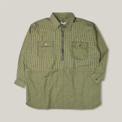W'MENSWEAR FISHING AID SHIRT - YELLOW+INDIGO