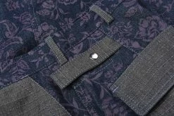 W'MENSWEAR MARINE PANTS - FLORAL DENIM -Pickings and Parry shop WMENS DETAILS OCT22 28 1024x1024@2x