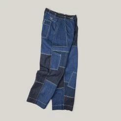 GOOD OL WHATS-HER-FACE BY W'MENSWEAR UNISEX FREEDOM FLIGHT TROUSER - DENIM -Pickings and Parry shop W menswearSS22 3 1024x1024@2x