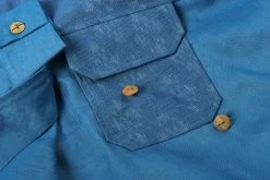W'MENSWEAR LIMITED ED. SOUVENIR SHIRT - INDIGO -Pickings and Parry shop W menswearSS22 52 1024x1024@2x