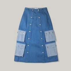 W'MENSWEAR SEE YOU SKIRT - DENIM