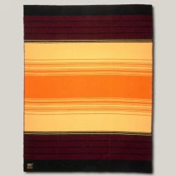 INDIGOFERA NEW DESERT BLANKET - BLACK/ GOLD/ORANGE/BURGUNDY
