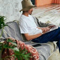 BASSHU COTTON PILE BLANKET LARGE - NATIVE MOTIF BEIGE -Pickings and Parry shop nativebeigetowelLsitch c85aaec6 3b21 4cb5 88d3 684e52a7eaf7 1024x1024@2x