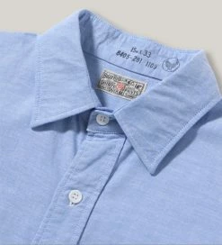 BUZZ RICKSON 4OZ COTTON OXFORD CLOTH SHIRT - BLUE 10 BUZZ RICKSON 4OZ COTTON OXFORD CLOTH SHIRT - BLUE -Pickings and Parry shop toyo7 1024x1024@2x