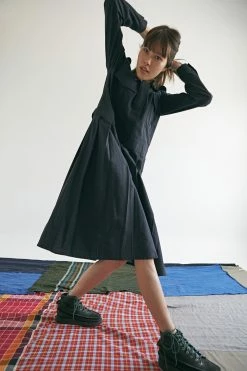 W'MENSWEAR RAI DRESS - BLACK -Pickings and Parry shop w menswear4602 1024x1024@2x